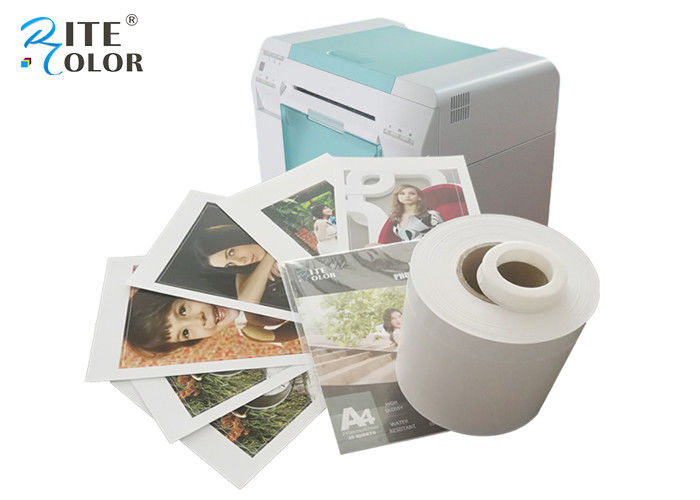 Błyszczący biały papier fotograficzny do drukarek atramentowych w białym kolorze do drukarki Noritsu D701 D502