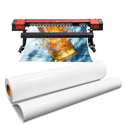 200mic Pigment Inkjet Poster Banner Polypropylen 200mic Glossy PP Syntetyczna rolka papieru