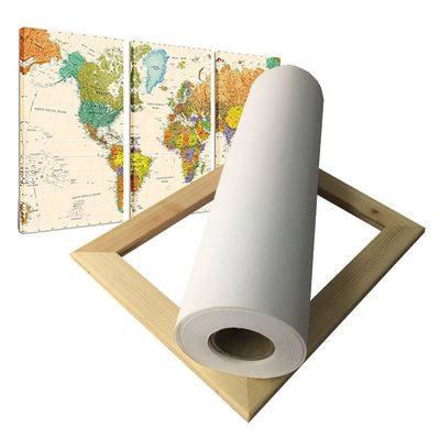 Matte Inkjet Polycotton Canvas Duży format Drukowanie wodoodporne