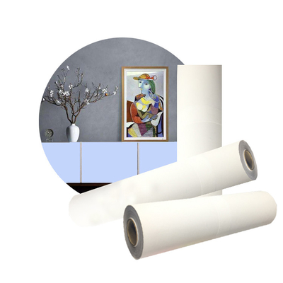 Matte Blank Poly Cotton Canvas Roll do druku wielkoformatowego