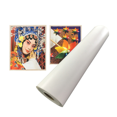 Glossy Polyester Canvas Roll do druku atramentowego dużych formatu