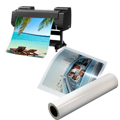 Duży format wodoszczelny, atramentowy, metalowy, błyszczący, rolka papieru fotograficznego 250 gm