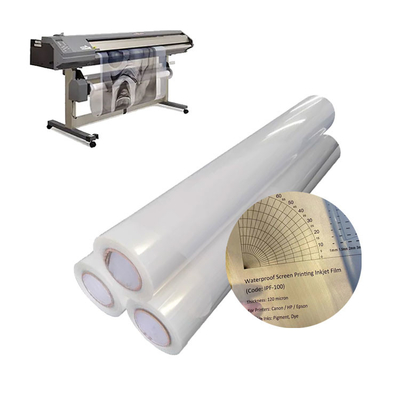 Duży format Inkjet Pet wodoodporny film mleczny do druku ekranowego