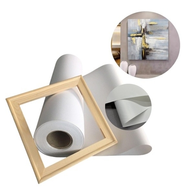 Woda 220gm Matte Art Polyester Inkjet Canvas Roll Do Druku