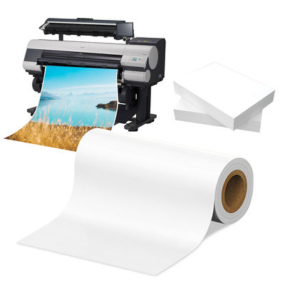 90gm Etykietka naklejka pigment barwnik Inkjet Mat Coating Front Paper Dla materiału etykietowego