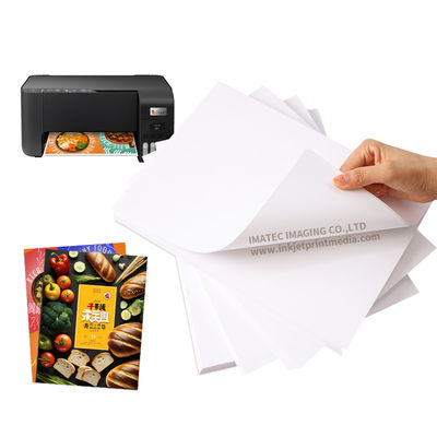Pigment Inkjet 135GSM półszlachetne samoprzylepne papiery naklejki