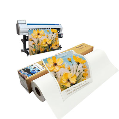 Wodowy 420gm Mat Polykotonowy Pigment Inkjet Canvas For Canon