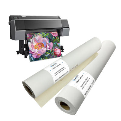 127cm 152cm szerokość Mat 280gsm płótno poliestrowe dla drukarki atramentowej z rozpuszczalnikami ekologicznymi