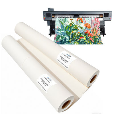 280 gm Glossy Polyester Canvas Rolls For Pigment Dye Ink Printer