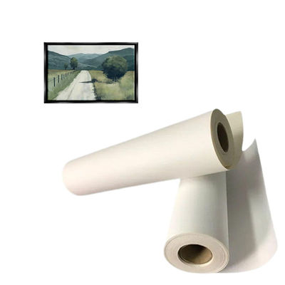 Ekologiczny rozpuszczalnik i lateks Druk atramentowy Polycotton Canvas Fine Textured Glossy Surface 380gsm