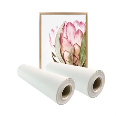 Druk atramentowy z tuszem wodnym na płótnie polibawełnianym 420gsm do druku atramentowego
