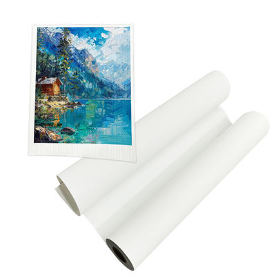 380gm Matte PolyCotton Canvas Roll 36-60in szerokość do lateksowej druku UV