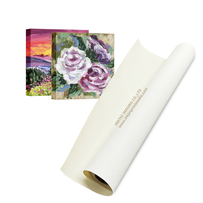 380gm Matte PolyCotton Canvas Roll 36-60in szerokość do lateksowej druku UV