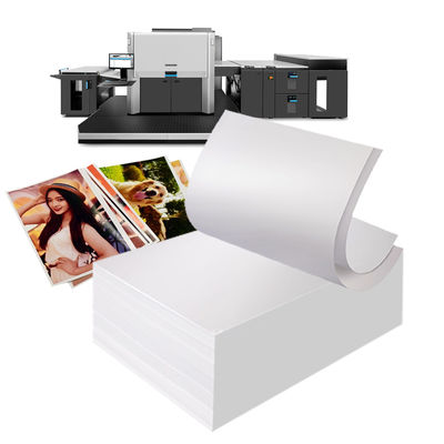210 gm Dwustronny wodoodporny satynowy papier cyfrowy do drukarek HP Indigo