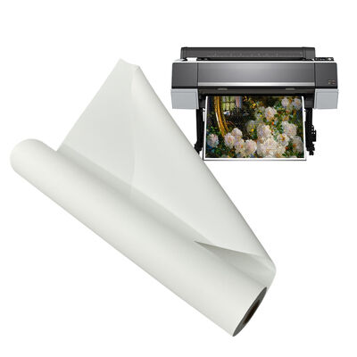 280 gm Matte Inkjet Polyester Canvas Rolls with Eco Solvent Coating for High-Resolution Printing (Role płótna poliestrowego z atramentu atramentu matte z powłoką rozpuszczalnika ekologicznego do druku wysokiej rozdzielczości)