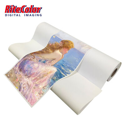 44'' 50' Szybkie suszenie 380gm Matte Polycotton Canvas for Eco-solvent Latex UV Inks Idealny do reprodukcji sztuki