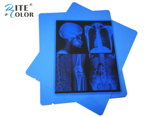 Niski mgławicowy A4 Błękitny PET Suchy pigment Inkjet 210 Mikron Film medyczny promieniowania rentgenowskiego przyjazny dla środowiska
