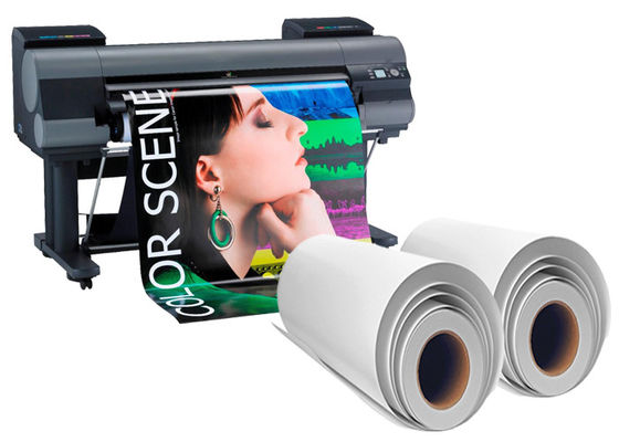 Mikroporowata, wodoodporna rolka papieru fotograficznego z powłoką z żywicy, do wielkoformatowego druku atramentowego