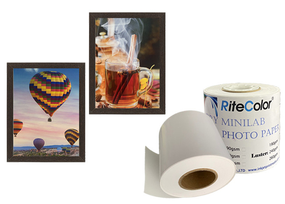 Natychmiastowy suchy powlekany żywicą papier fotograficzny Minilab Lustre do drukarki atramentowej Fuji Epson